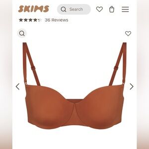 SKIMS SMOOTHING INTIMATES UNLINED STRAPLESS BRA